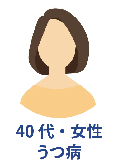 40代・女性・うつ病